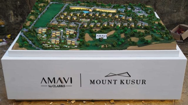Beige Newt model representing Mount Kusur residential community by Clarks.