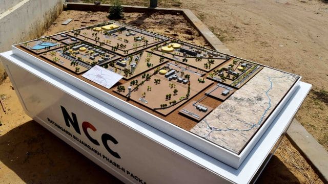 A detailed model of NCC Ratangarh showcasing infrastructure and layout.