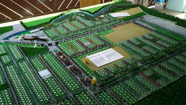 Beige Newt model of 69 Brookside by Lok8 infra, Nagpur, showcasing detailed layout and infrastructur.